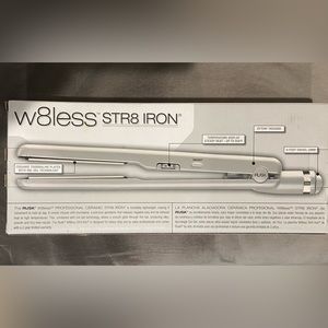 NIB RUSK w8less STR8 flat iron